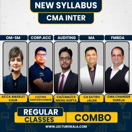 CMA Inter Combo Online Classes Regular 