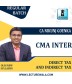 CMA Inter Direct Tax and Indirect Tax Regular Course New / Old Syllabus : Video Lecture + Study Material By  (CA Nikunj Goenka) (For Dec 2023)