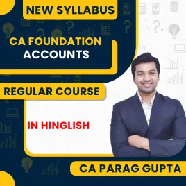 CA Parag Gupta Accounts Live Online Regular Classes For CA Foundation
