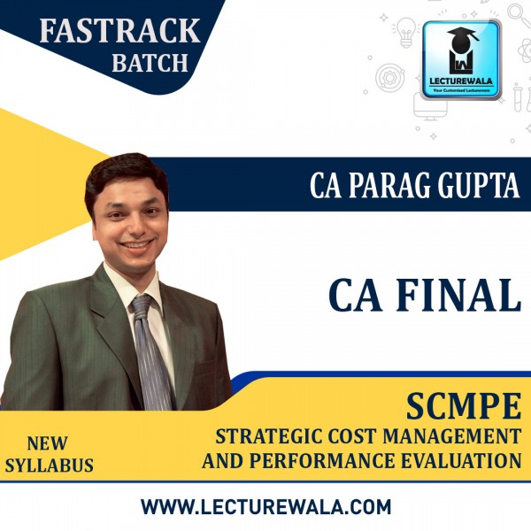CA Final SCMPE New Syllabus Crash Course By CA Parag Gupta : Pen drive / online classes.