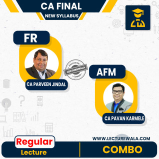 CA Final Combo AFM & FR Regular New Batch By CA Pavan Karmele and CA Parveen Jindal : Online Classes  CA Final Combo AFM & FR Regular New Batch By CA Pavan Karmele and CA Parveen Jindal : Online Classes
