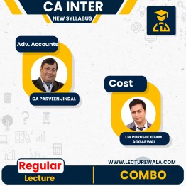 CA Inter Combo New Scheme  Regular Batch by CA Purushottam Aggarwal & CA Parveen Jindal : ONLINE CLASSES.
