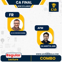 CA Final New Scheme FR and AFM Full Course Combo By CA Parveen Sharma and CA Aaditya Jain : Online Classes 