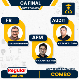 Paper 1, 2 & 3 Combo – FR, AFM & Audit (CA Final Group I New Syllabus) by CA Parveen Sharma, CA Aaditya Jain & CA Pankaj Garg Paper 1, 2 & 3 Combo – FR, AFM & Audit (CA Final Group I New Syllabus) by CA Parveen Sharma, CA Aaditya Jain & CA Pankaj Garg