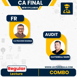 CA Final Auidt & FR Combo New Syllabus Regular Course By CA Pankaj Garg & CA Praveen Sharma :Pen Drive / Online Classes CA Final Auidt & FR Combo New Syllabus Regular Course By CA Pankaj Garg & CA Praveen Sharma :Pen Drive / Online Classes