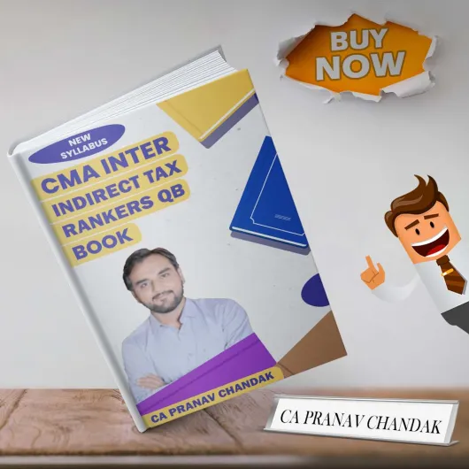 CA Pranav Chandak IDT Rankers QB Book For CMA Inter : Study Material