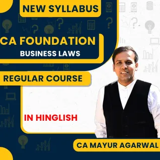 CA Foundation Business Laws New Syllabus Regular Batch by CA Mayur Agarwal: Online classes. CA Foundation Business Laws New Syllabus Regular Batch by CA Mayur Agarwal: Online classes.
