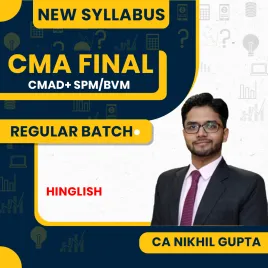 CMA Final New Syllabus CMAD+ SPM/BVM Combo Regular Batch By CA Nikhil Gupta: Online Classes. CMA Final New Syllabus CMAD+ SPM/BVM Combo Regular Batch By CA Nikhil Gupta: Online Classes.