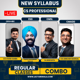 CS Professional Both Module Regular Course Combo By Vg Study Hub : Live classes CS Professional Both Module Regular Course Combo By Vg Study Hub : Live classes