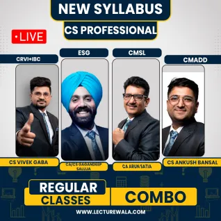 CS Professional Both Module Regular Course Combo By Vg Study Hub : Live classes