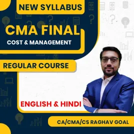 CA/CMA/CS Raghav Goal New Syllabus Cost And Management Audit Regular Batch For CMA Final  CA/CMA/CS Raghav Goal New Syllabus Cost And Management Audit Regular Batch For CMA Final