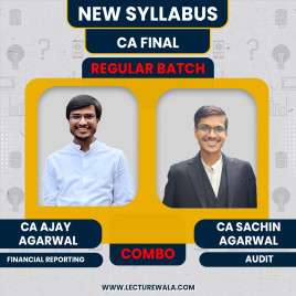 CA Ajay Agarwal FR &amp; CA Sachin Agarwal AUDIT COMBO Regular Full Batch For CA Final