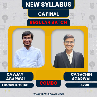 CA Ajay Agarwal FR & CA Sachin Agarwal AUDIT COMBO Regular Full Batch For CA Final  CA Ajay Agarwal FR & CA Sachin Agarwal AUDIT COMBO Regular Full Batch For CA Final