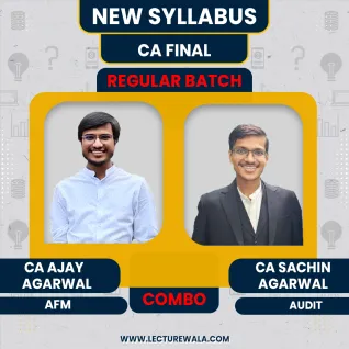 CA Ajay Agarwal AFM & CA Sachin Agarwal AUDIT COMBO Regular Full Batch For CA Final CA Ajay Agarwal AFM & CA Sachin Agarwal AUDIT COMBO Regular Full Batch For CA Final