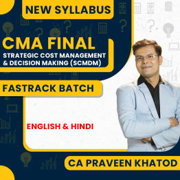 CA Praveen Khatod CMA Final Strategic Cost Management
