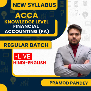 ACCA Knowledge Level– Financial Accounting (FA) Full Course By Pramod Pandey