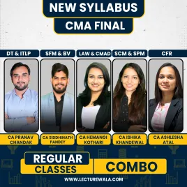  Pranav Chandak Academy Group 3 &amp; 4 All 8 Subjects Combo Regular Batch For CMA Final 