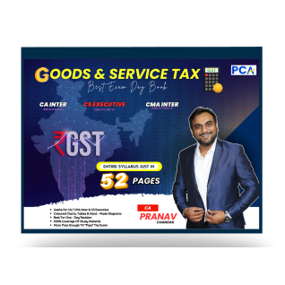 CA/CMA/CS Inter Direct Tax Chart Book by CA Pranav Chandak: Study Material CA/CMA/CS Inter Direct Tax Chart Book by CA Pranav Chandak: Study Material