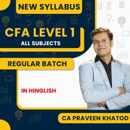 CA Praveen Khatod CFA LEVEL-1