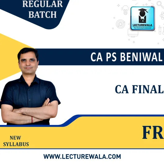 CA Final Financial Reporting Regular Course By CA PS Beniwal : Pen Drive / Online Classes