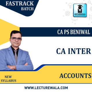 CA Inter Accounts Crash Course By CA PS Beniwal: Pen Drive / Online Classes.