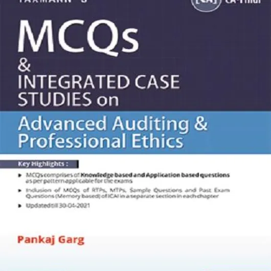 CA Final Advanced Auditing & Professional Ethics MCQ Book by CA Pankaj Garg : Online Book