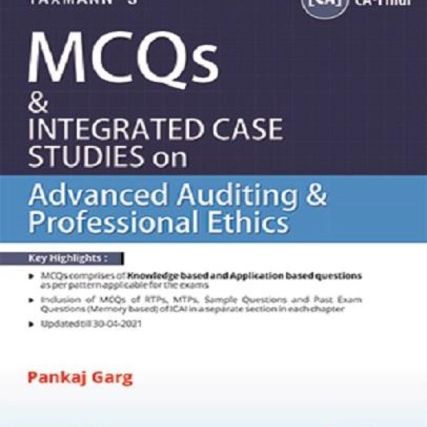 CA Final Advanced Auditing & Professional Ethics MCQ Book by CA Pankaj Garg  : Online Book