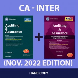 CA Inter – Auditing And Assurance – Main Book And Cracker by CA Pankaj Garg  For ( May 2023 Exams & onwards ) 