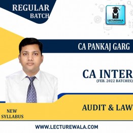 CA Inter Law & Audit New Syllabus (Regular Feb. 2022 Batches) Combo : Video Lecture + Study Material By CA Pankaj Garg (For Nov. 2022 & Onward )