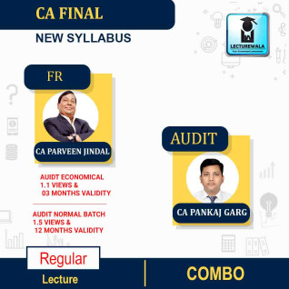 CA Final FR Audit Economical Batch Or Audit Regular Batch Combo New Syllabus Regular Course By CA Pankaj Garg & CA Parveen Jindal : Pen Drive / Online Classes CA Final FR Audit Economical Batch Or Audit Regular Batch Combo New Syllabus Regular Course By CA Pankaj Garg & CA Parveen Jindal : Pen Drive / Online Classes