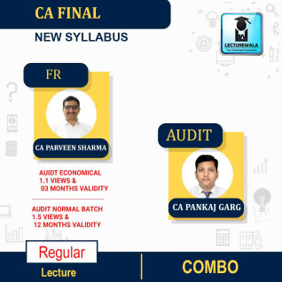 CA FINAL FR Audit Economical Batch Or Audit Regular Batch Combo New Syllabus Regular Course By CA Pankaj Garg & CA Parveen Sharma : Pen Drive / Online Classes CA FINAL FR Audit Economical Batch Or Audit Regular Batch Combo New Syllabus Regular Course By CA Pankaj Garg & CA Parveen Sharma : Pen Drive / Online Classes