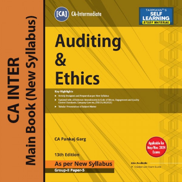 CA Inter – Advanced Auditing –Main Book by CA Pankaj Garg  : Online Book