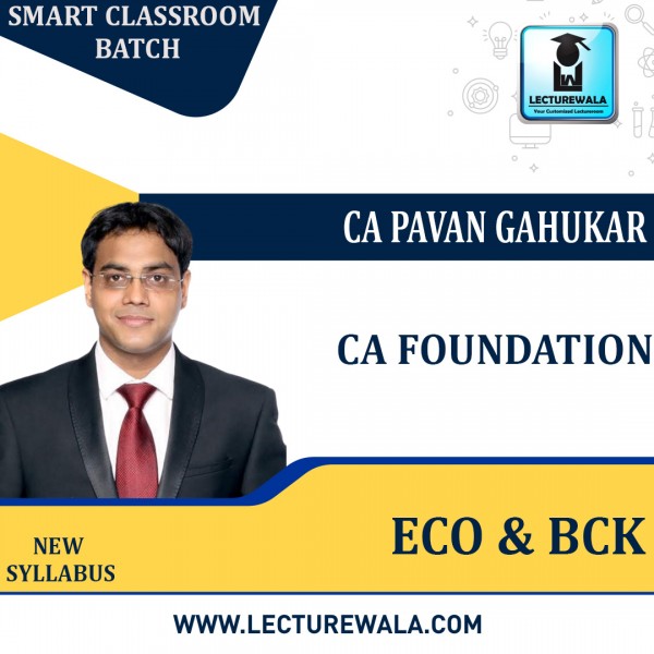 PARAM Smart Classroom Batch ECO & BCK by Pavan Sir CA Foundation DEC 2023 Exam