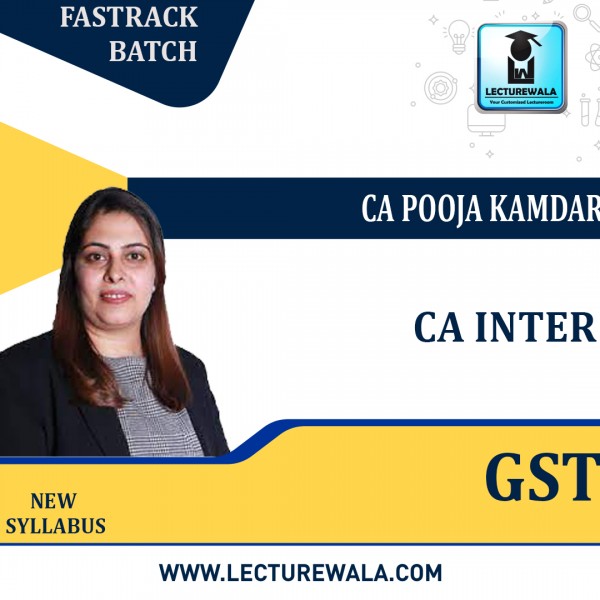 CA Inter GST Crash Course free test series By CA Pooja Kamdar : Pen Drive / Online Classes