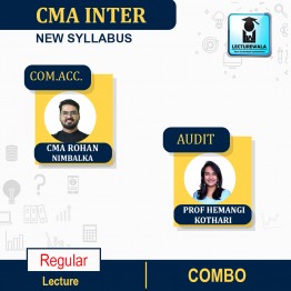 CMA Inter Company Accounts & Audit New Syllabus Regular Batch by CMA Rohan Nimbalkar & Prof Hemangi Kothari : Pen Drive / Online Classes