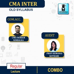 CMA Inter Company Accounts & Audit Old Syllabus Regular Batch by CMA Rohan Nimbalkar & Prof Hemangi Kothari : Pen Drive / Online Classes