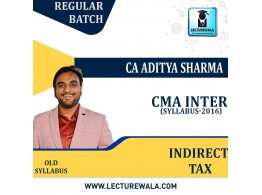 CMA Inter Indirect Tax Old Syllabus Regular Batch by CA Pranav Chandak : Pen Drive / Online Classes