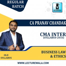 CMA Inter Business Law & Ethics Old Syllabus Regular Batch by CA Pranav Chandak : Pen Drive / Online Classes