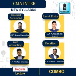 CMA Inter Group-1 All Subjects Combo Regular Batch New Syllabus By Pranav Chandak Academy : Pen Drive Online Classes