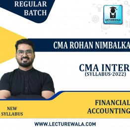 CMA Inter Financial Accounting New Syllabus Regular Batch by CMA Rohan Nimbalkar : Pen Drive / Online Classes
