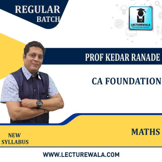 CA Foundation Maths Regular Course By Prof.Kedar Ranade: Google Drive / Pendrive.  CA Foundation Maths Regular Course By Prof.Kedar Ranade: Google Drive / Pendrive.