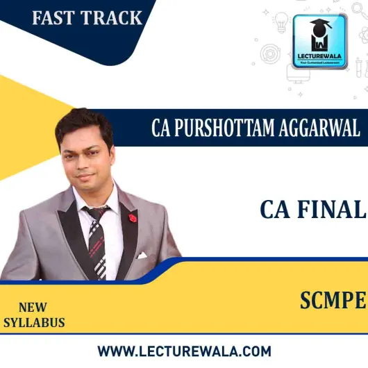 CA Final SCMPE Fast Track by CA Purushottam Aggarwal : Pen Drive / Online Classes