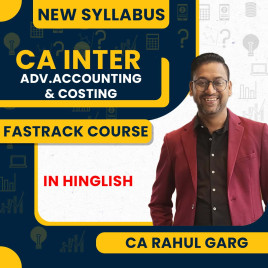 CA Rahul Garg Advanced Accounting & Cost and Management Accounting Fastrack Combo Batch For CA Inter CA Rahul Garg Advanced Accounting & Cost and Management Accounting Fastrack Combo Batch For CA Inter