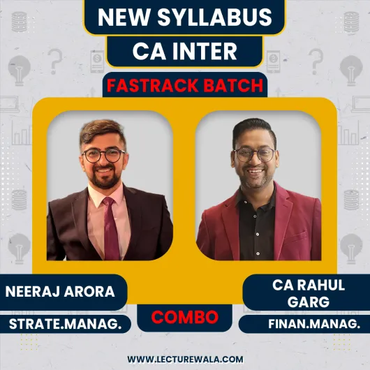 CA inter Costing & Auditing Fastrack Batch Combo By CA Rahul Garg & Neeraj Arora Sir : Google Drive Classes