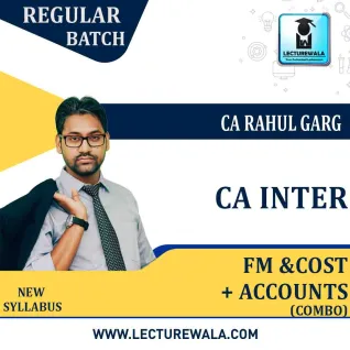 CA Inter Fm Eco. + Accounts + Cost Combo Regular Course : Video Lecture + Study Material by CA Rahul Garg (For Nov 2022 & May 2023) CA Inter Fm Eco. + Accounts + Cost Combo Regular Course : Video Lecture + Study Material by CA Rahul Garg (For Nov 2022 & May 2023)