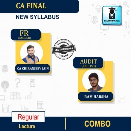 CA Final Audit & FR Combo Regular Course IN ENGLISH : Video Lecture + Study Material By CA Ram harsha & CA Chiranjeev Jain (For May/Nov 2022) 