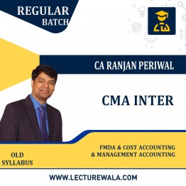 CMA Inter FMDA & Cost Accounting And Management Accounting Combo (Paper 8 & Paper 11 &  12) Regular Course by CA Ranjan Periwal : Pen Drive / Online Classes