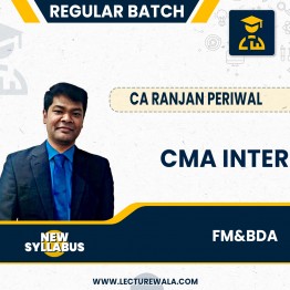 CMA Inter Paper 11 - FM DA (2022 Syllabus) Regular Batch  by CA Ranjan Periwal : Pen Drive / Online Classes