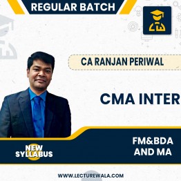 CMA Inter FM-DA & MA NEW Syllabus Regular Course  by CA Ranjan Periwal : Pen Drive / Online Classes