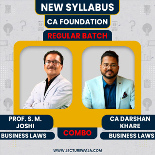 CA Darshan Khare & Prof. S. M. Joshi Business Laws Regular Online Classes For CA Foundation: Google Drive & Pen Drive Classes. CA Darshan Khare & Prof. S. M. Joshi Business Laws Regular Online Classes For CA Foundation: Google Drive & Pen Drive Classes.